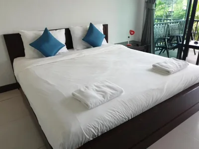 Chambre double Deluxe avec vue sur la piscine — The Nidhra Boutique Resort